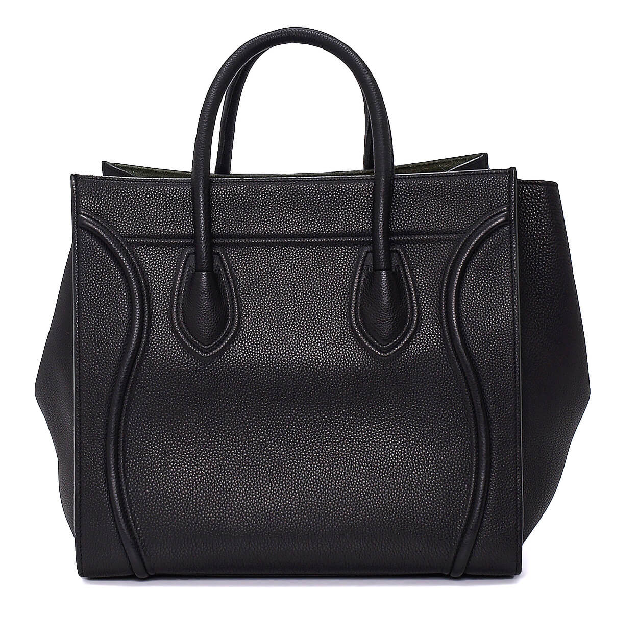 CELINE - Black Leather Luggage Bag